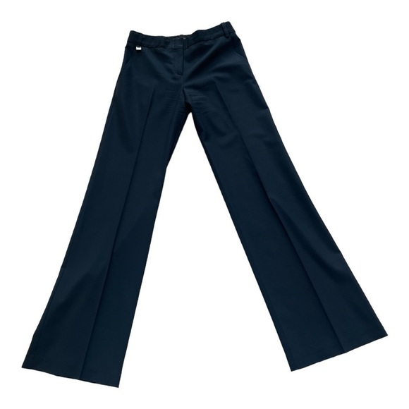 BCBG MaxAzaria Flat Front Trousers in black Size 0 - Picture 2 of 5